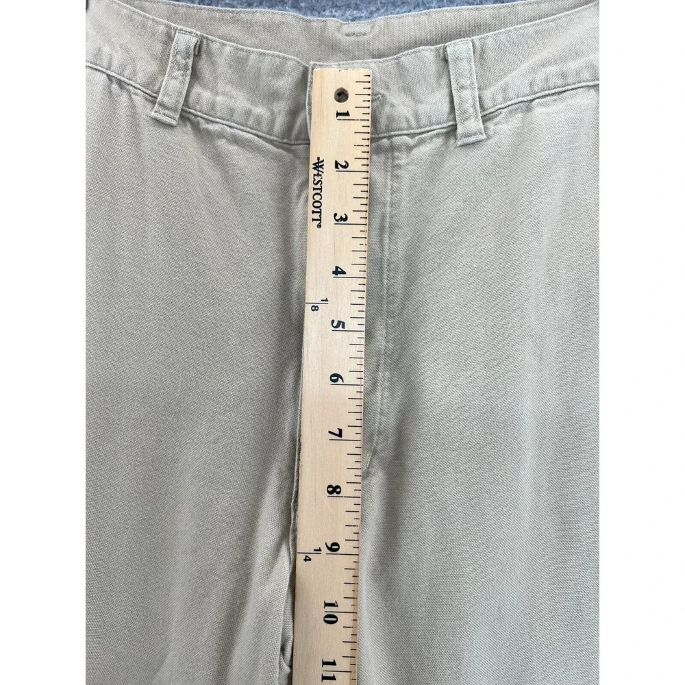 PATAGONIA Organic Cotton Pant Men 38 (35x29 Actual) Tan Khaki Chino Straight Leg